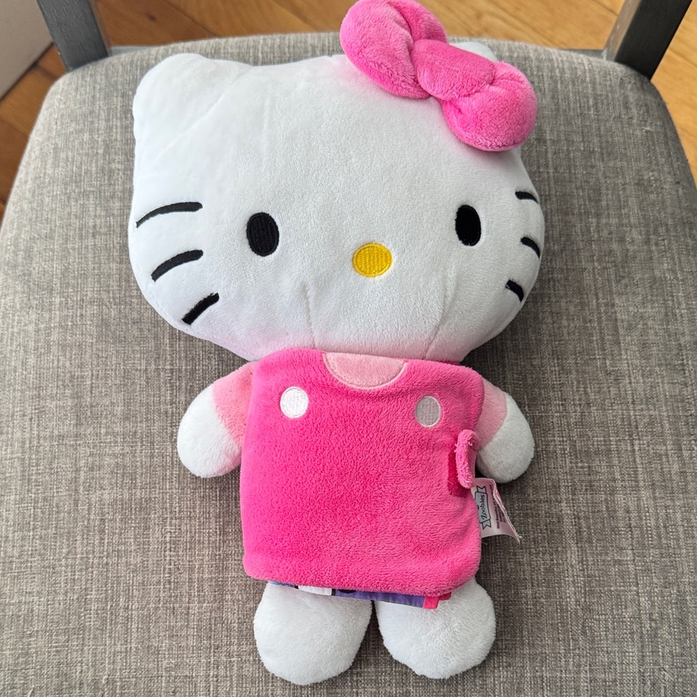 Sanrio Hello Kitty Lets Go To School Book Plush